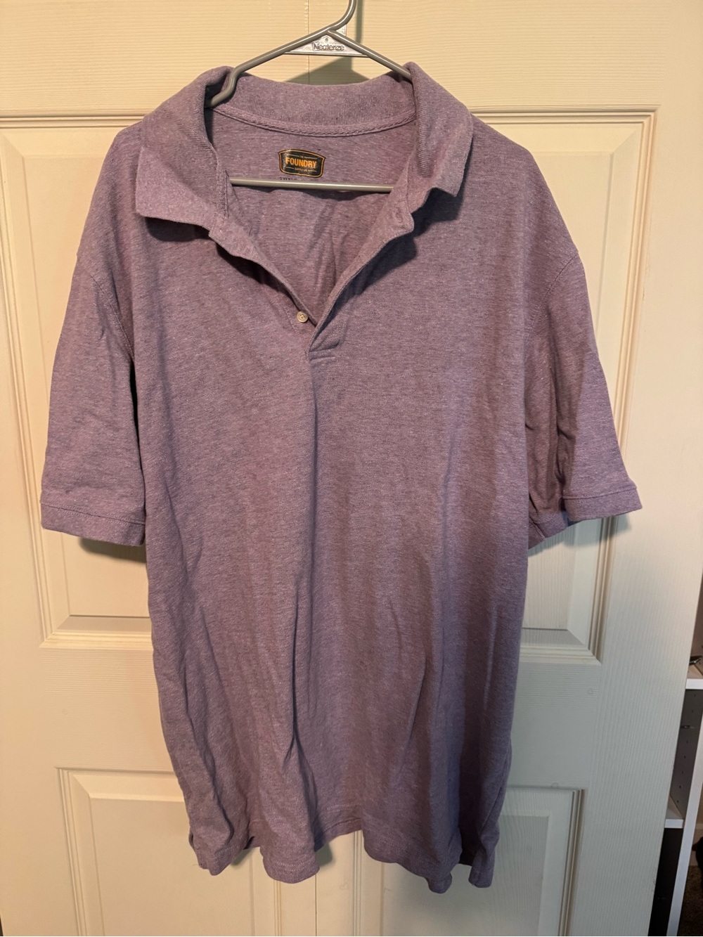 The Foundry Supply Co. Lavender Heather Men's Polo
